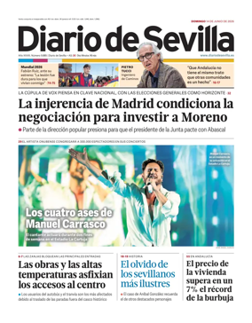 Cover of Diario de Sevilla