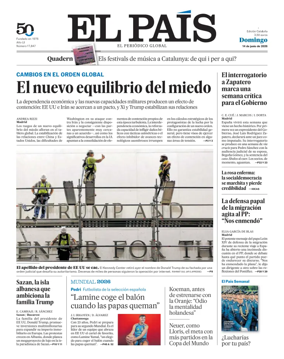 Cover of EL PAIS Catalunya