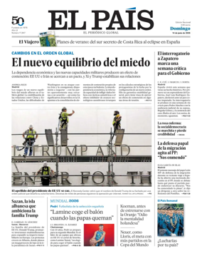 Cover of EL PAIS National