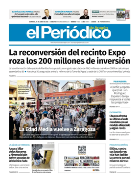 Cover of El Periodico Aragon