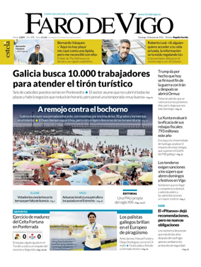 Cover of Faro de Vigo