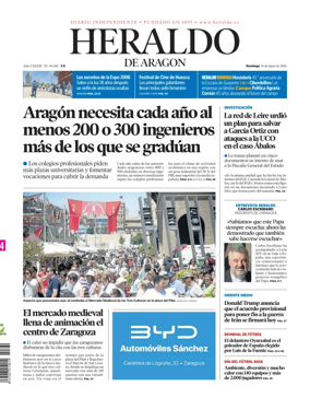Cover of Heraldo de Aragon