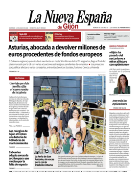 Cover of La Nueva Espana (Gijon)