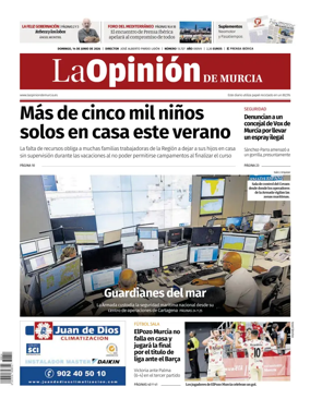 Cover of La Opinion de Murcia