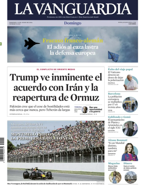 Cover of La Vanguardia (1st Edition)