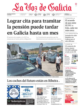 Cover of La Voz de Galicia (Barbanza)