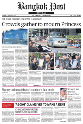 Cover of Bangkok Post