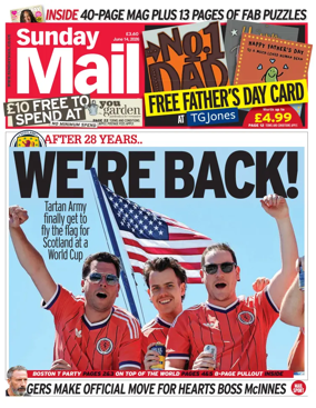 Cover of Sunday Mail (UK)