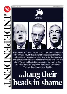 Cover of The Independent