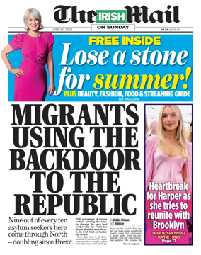 Cover of The Irish Mail on Sunday