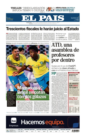 Cover of El Pais (Uruguay)