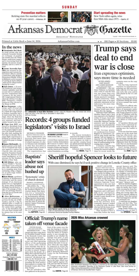 Cover of Arkansas Democrat-Gazette