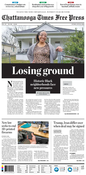 Cover of Chattanooga Times Free Press