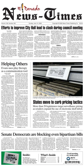 Cover of El Dorado News-Times (VCID - Camden News)