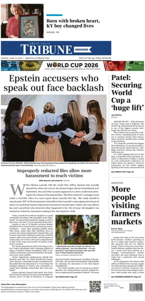 Cover of Great Falls Tribune