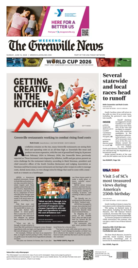 Cover of The Greenville News