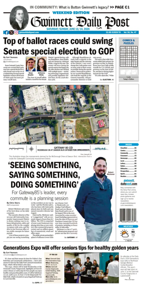 Cover of Gwinnett Daily Post