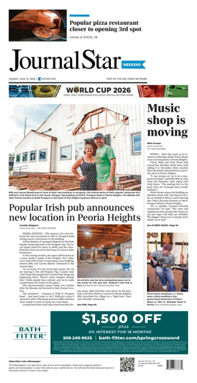 Cover of Journal Star (Peoria)