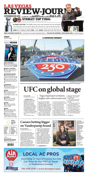 Cover of Las Vegas Review-Journal (Sunday)