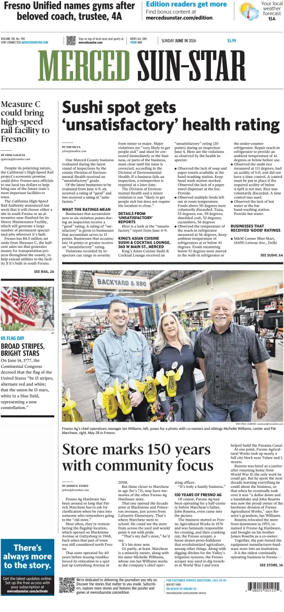 Cover of Merced Sun-Star (Weekend)