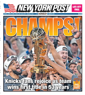 Cover of New York Post