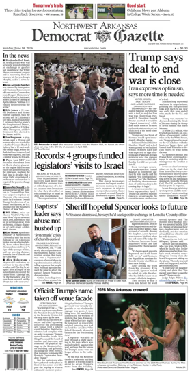 Cover of Northwest Arkansas Democrat-Gazette