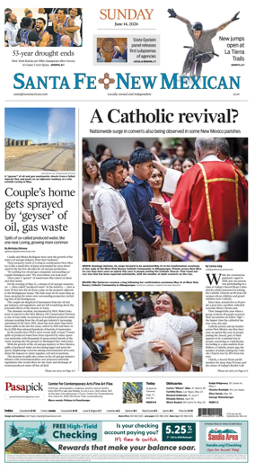 Cover of Santa Fe New Mexican