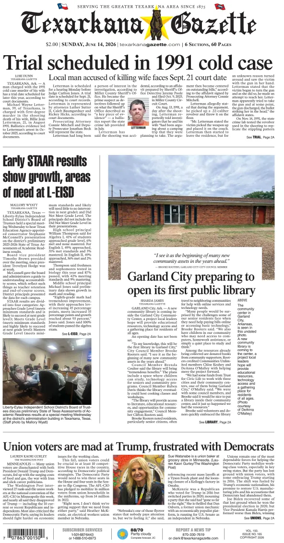 Cover of Texarkana Gazette
