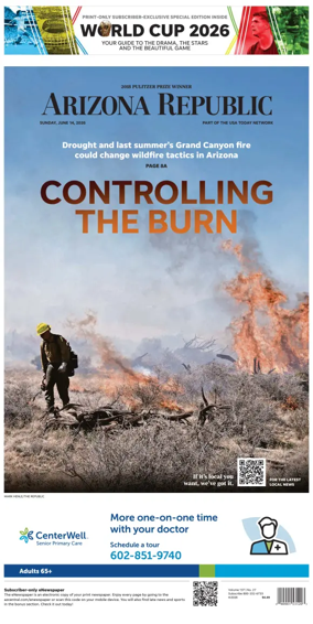 Cover of The Arizona Republic