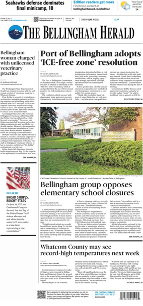 Cover of The Bellingham Herald (Sunday)