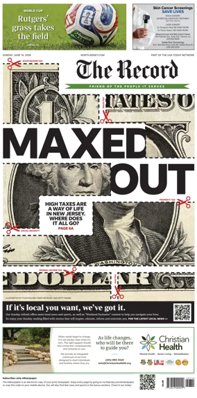 Cover of The Bergen Record