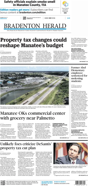 Cover of The Bradenton Herald (Sunday)