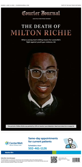 Cover of The Courier-Journal (Louisville)