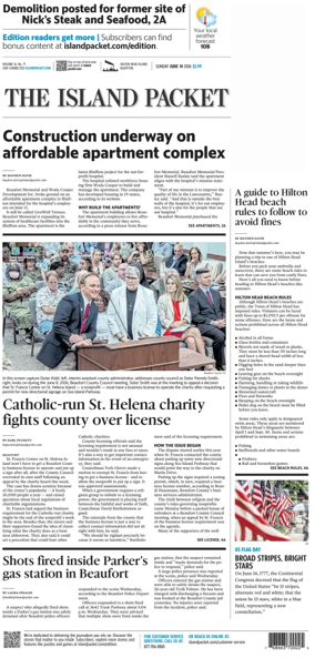 Cover of The Island Packet (Sunday)