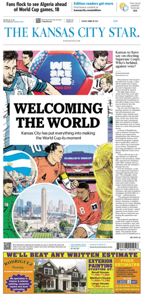Cover of The Kansas City Star (Sunday)