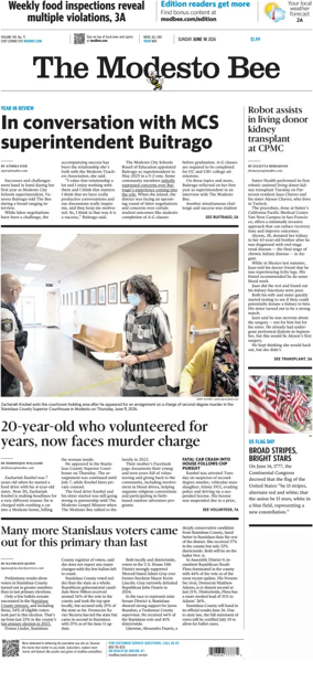 Cover of The Modesto Bee (Sunday)