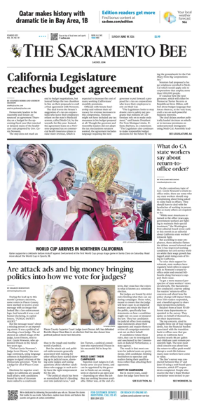 Cover of The Sacramento Bee (Sunday)