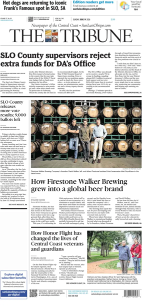 Cover of The Tribune (SLO) (Sunday)