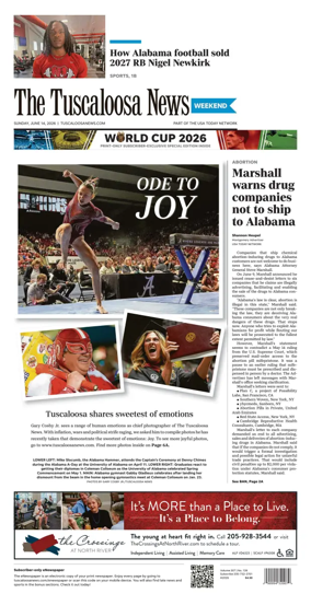 Cover of The Tuscaloosa News