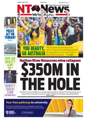 Cover of NT News