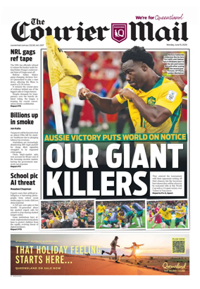 Cover of The Courier-Mail