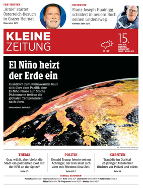 Cover of Kleine Zeitung Kaernten