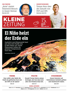 Cover of Kleine Zeitung Steiermark