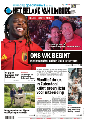 Cover of Het Belang van Limburg