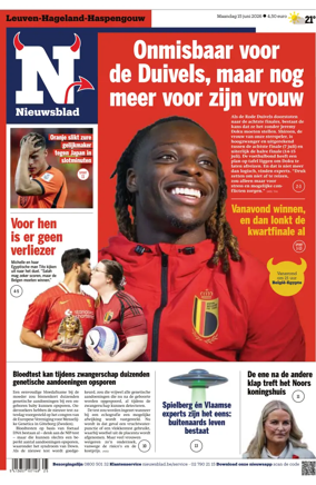 Cover of Het Nieuwsblad