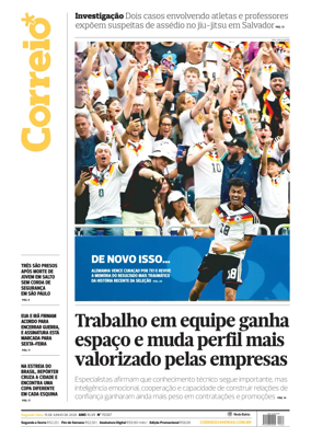Cover of Correio da Bahia