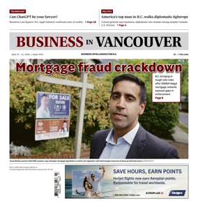 Cover of Business in Vancouver