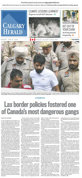 Cover of Calgary Herald
