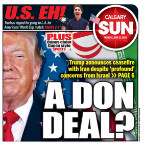 Cover of Calgary Sun