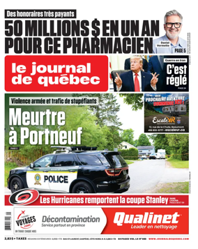 Cover of Le Journal de Quebec